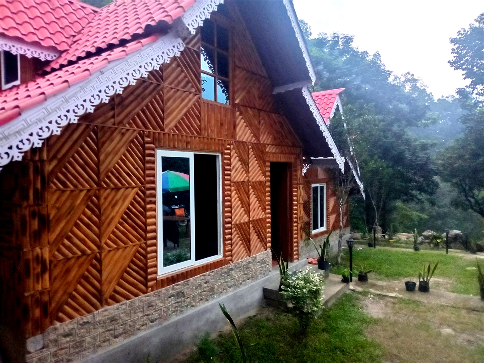 Wooden Veranda Close-up