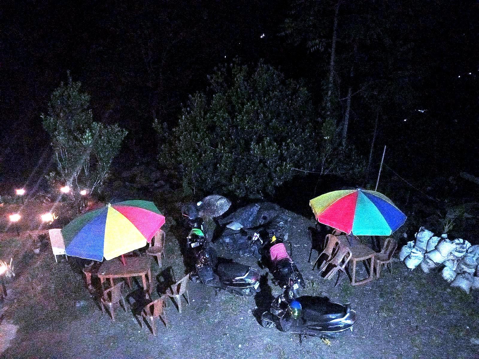 Evening Outdoor Sitting Area